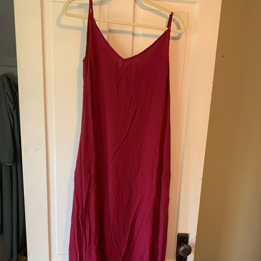 Zanzea Red Maxi Dress